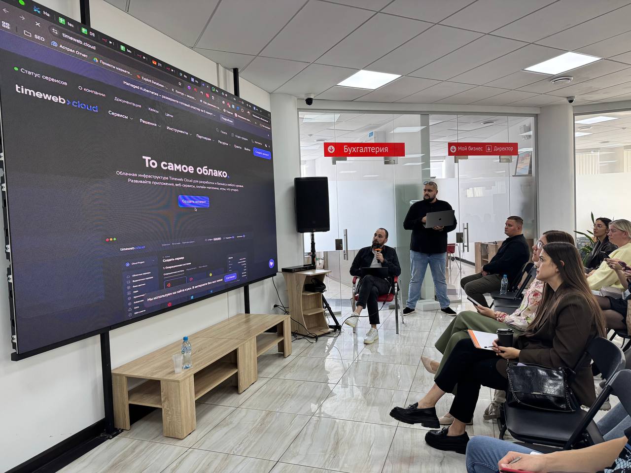 Speaking at a conference — Talk at a closed industry conference on AI automation of routine business processes in SEO